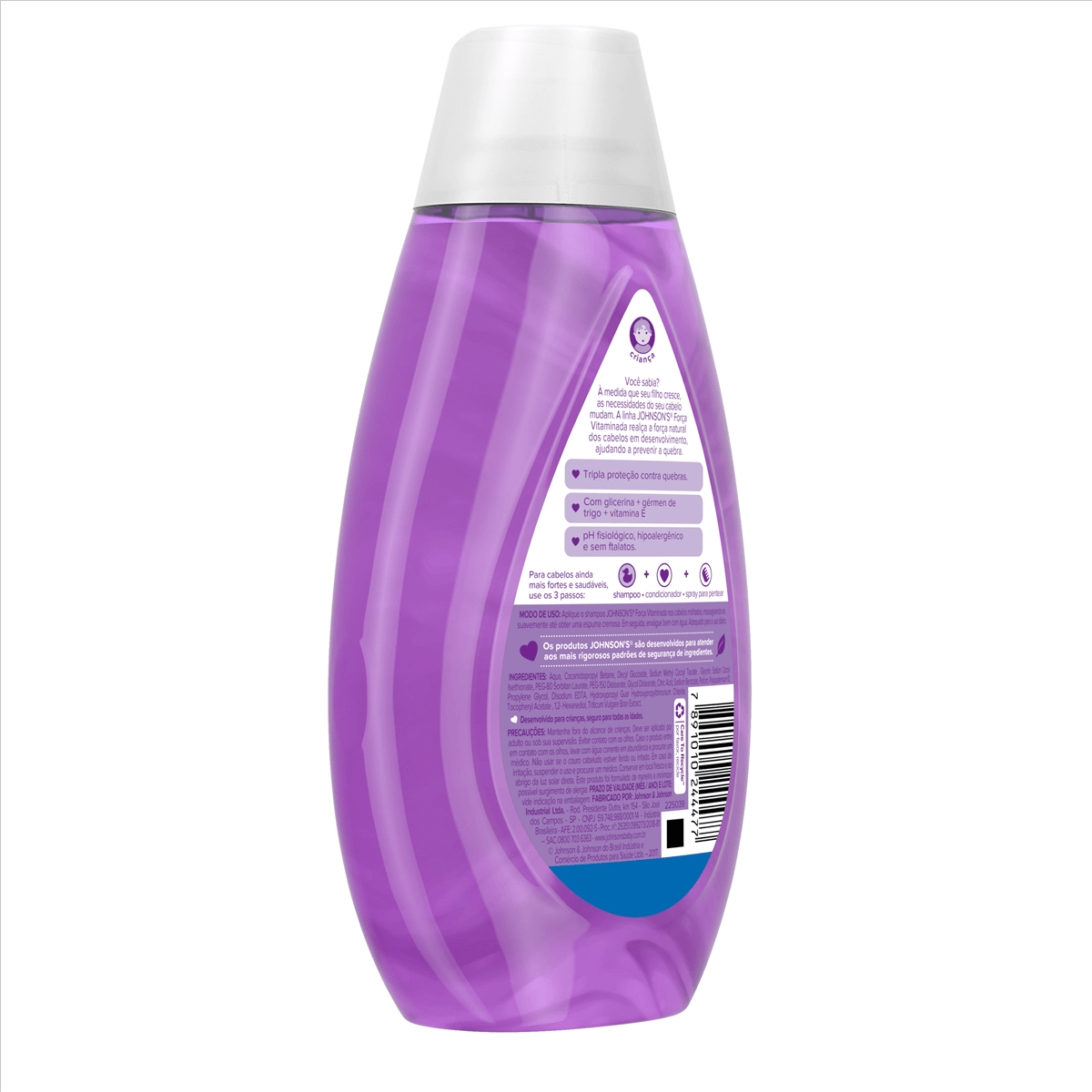 Shampoo Johnson's Baby Força Vitaminada 400ml Drogasil