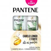 Kit Pantene Bambu Shampoo com 400ml + Condicionador com 175ml