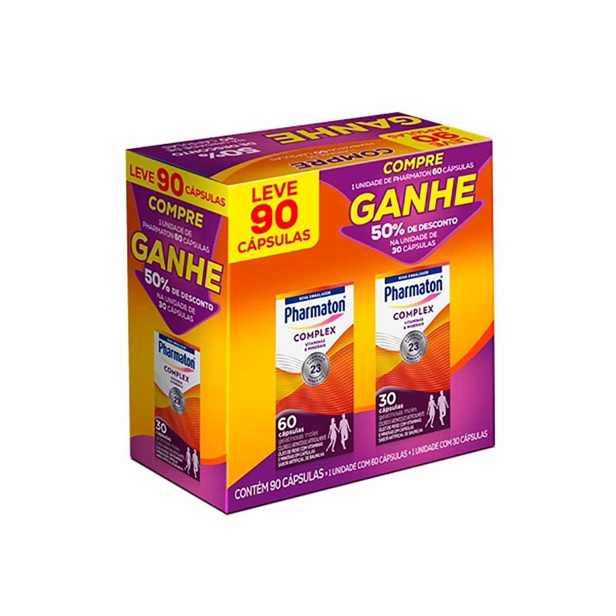 Kit Pharmaton Complex com 90 Cápsulas Menor preço em Kit Pharmaton Complex com 90 Cápsulas