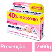 DERMODEX PREVENT 60G+60G COM 40% DE DESCONTO