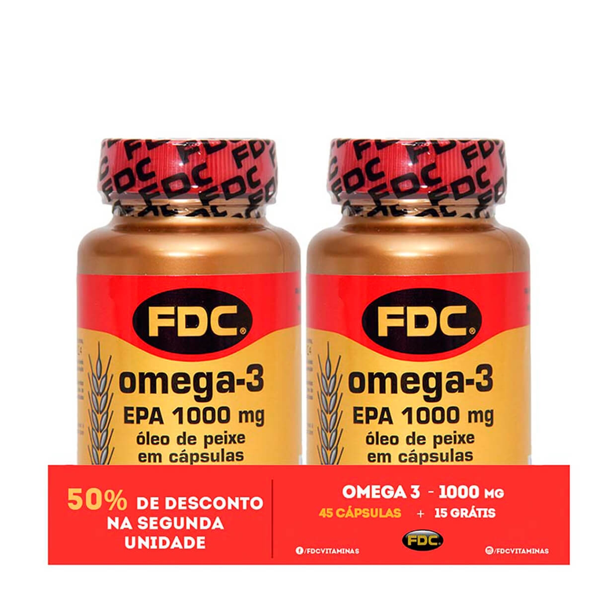 Kit FDC Ômega 3 Drogasil