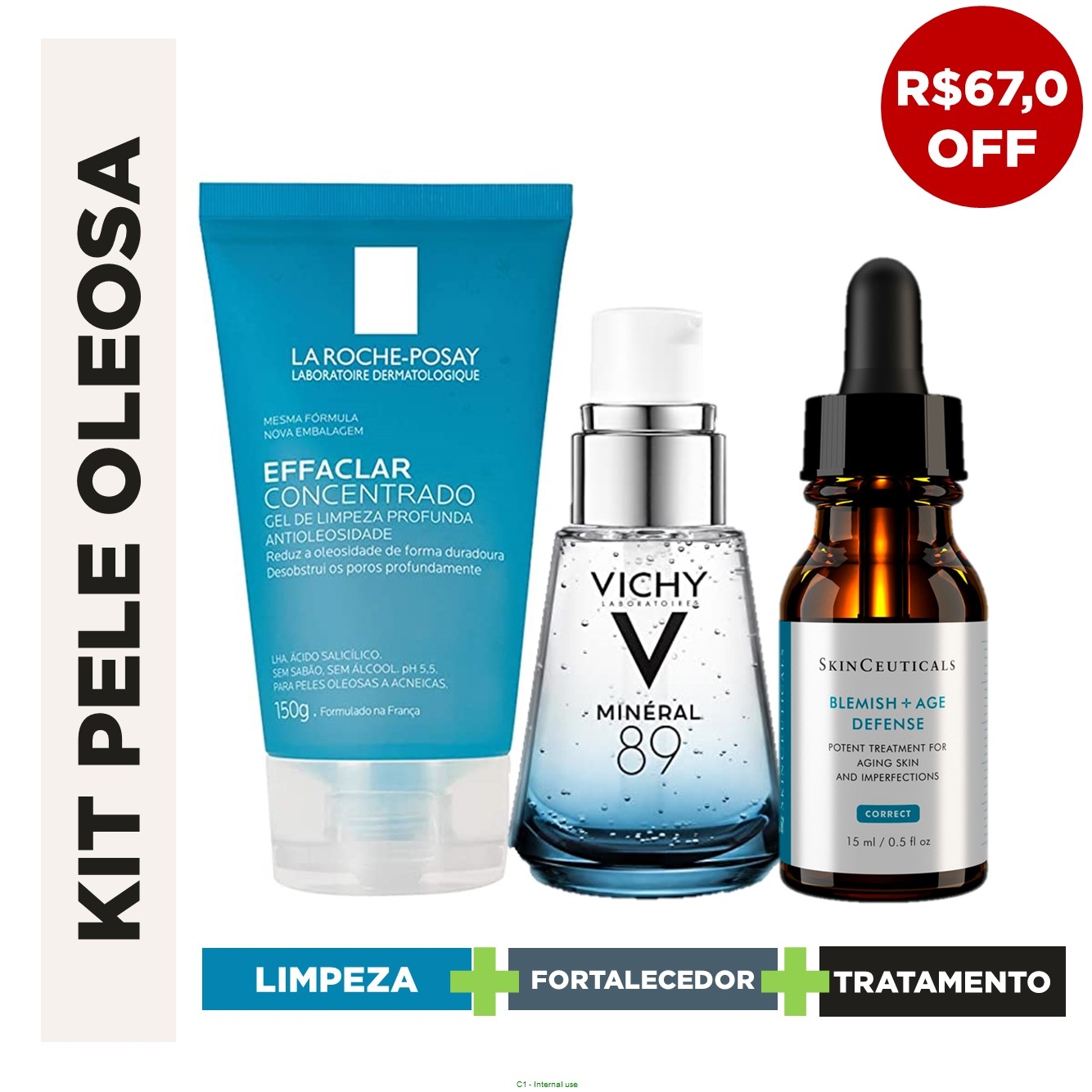 Kit Pele Oleosa L'Oréal 1 Unidade