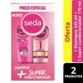 Kit Seda S.O.S Ceramidas Shampoo com 325ml + Condicionador com 170ml