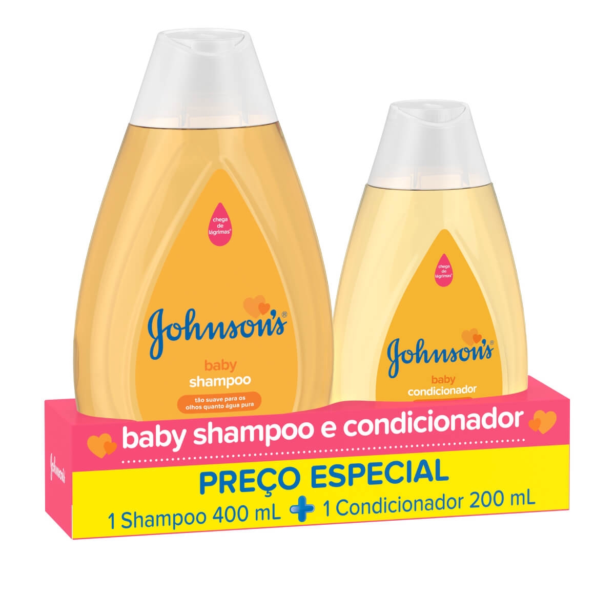 Kit Shampoo e Condicionador Johnsons Baby Drogasil