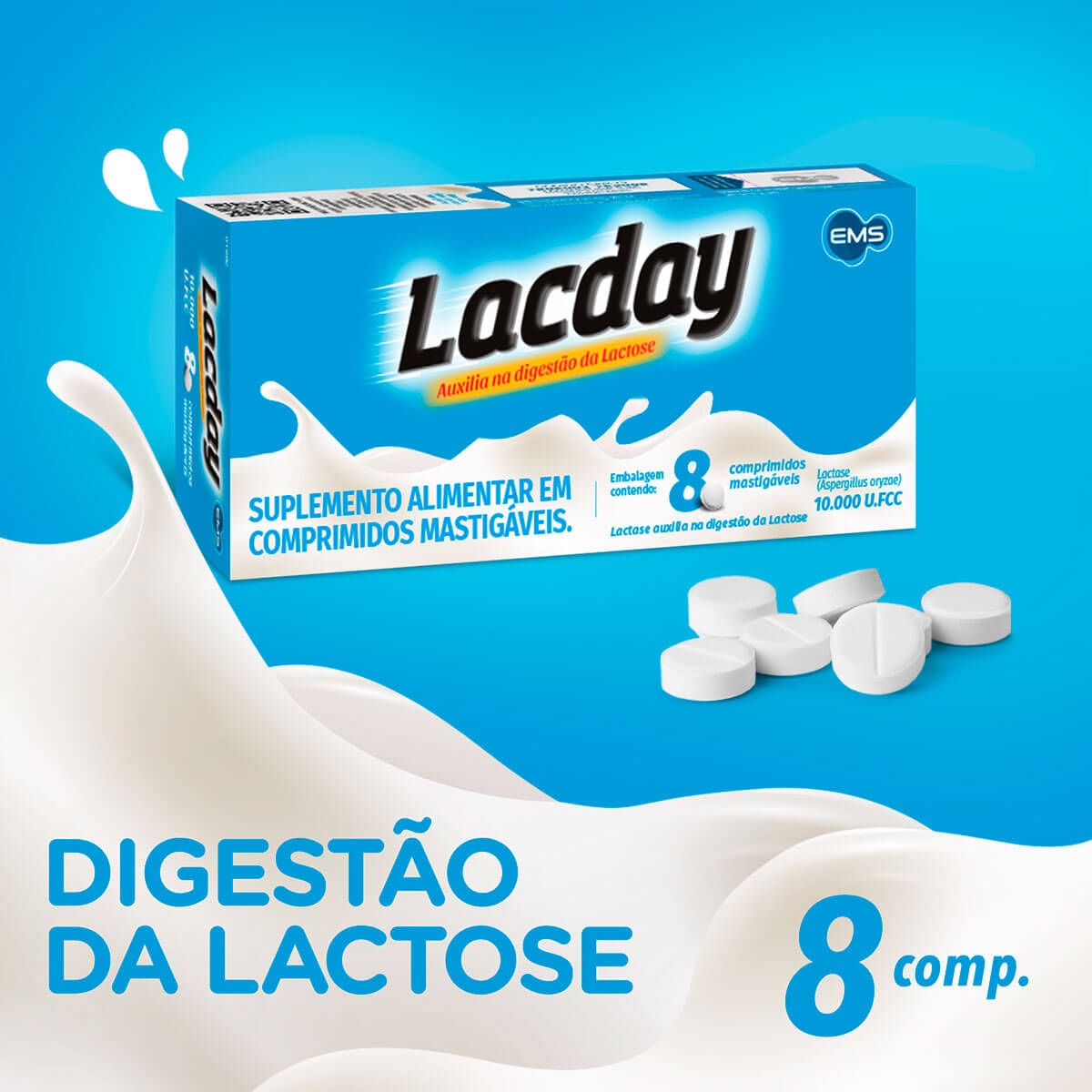 Lacday com 8 Comprimidos | Drogasil