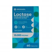 Lactase Enzima Digestiva Drogasil 10000 FCC 60 Cápsulas