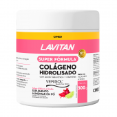 Lavitan Super Fórmula Verisol Colágeno Hidrolisado + Ácido Hialurônico Sabor Hibisco e Limão 300g