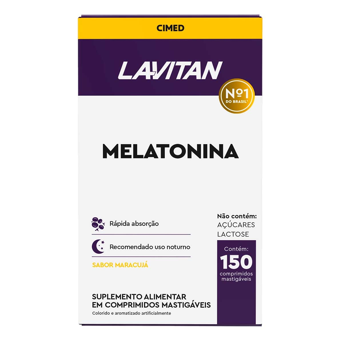Suplemento Alimentar Lavitan Melatonina Maracujá com 150 Comprimidos Menor preço em Suplemento Alimentar Lavitan Melatonina Maracujá com 150 Comprimidos