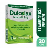 Laxante Dulcolax 5mg 20 comprimidos