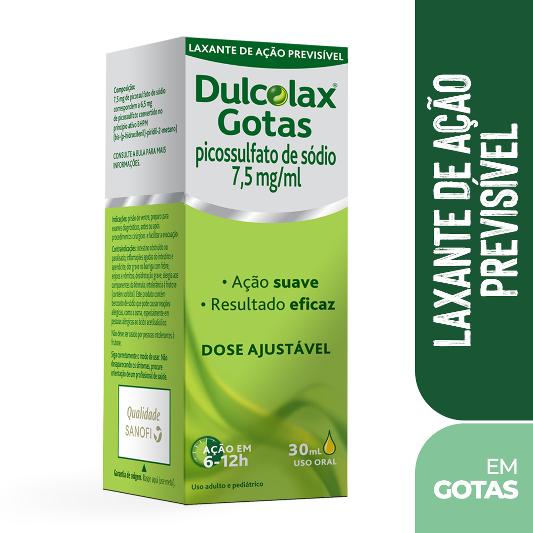 Laxante Dulcolax Gotas 30ml: preço, para que serve e como usar | Drogasil
