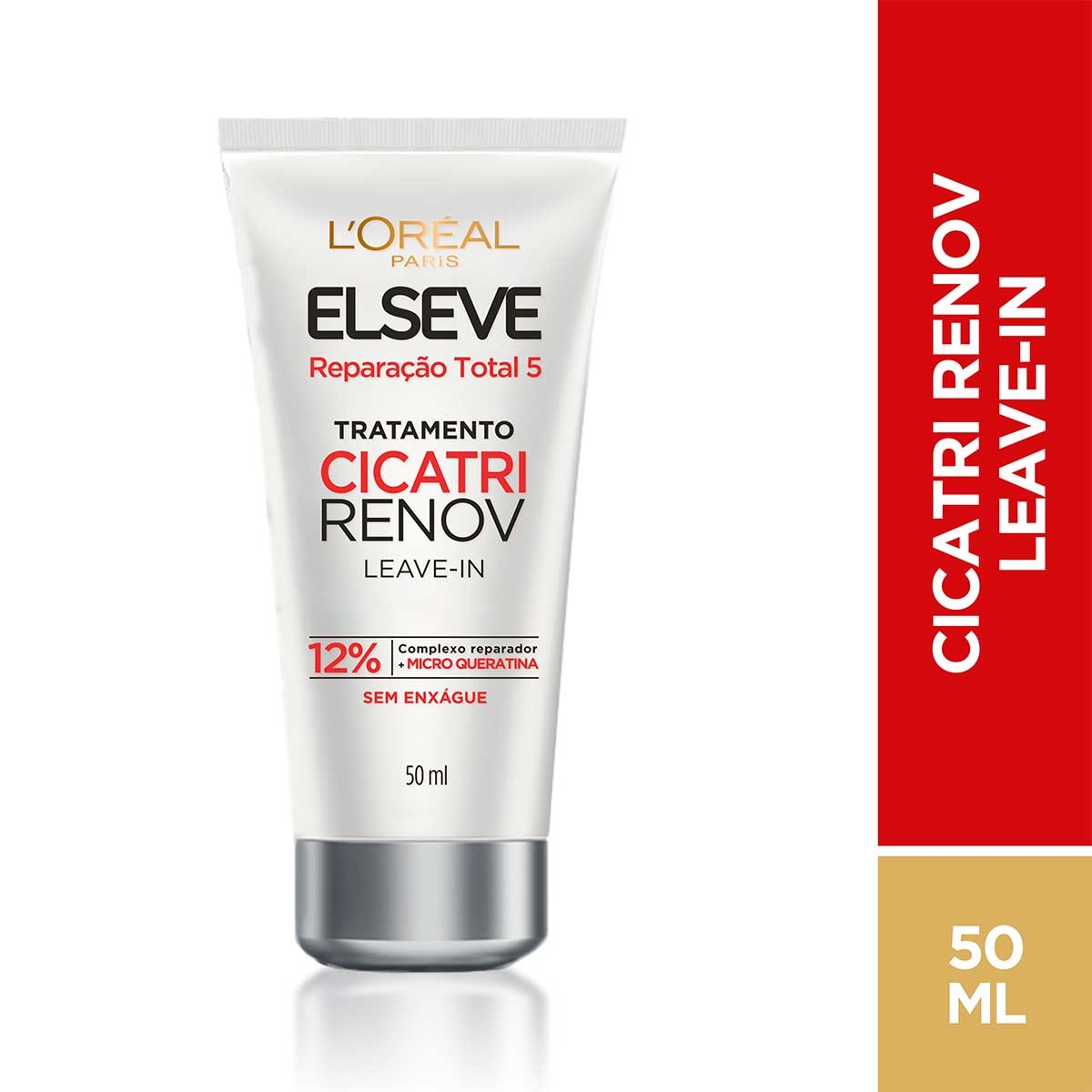 Leave-In de Tratamento L'Oréal Elseve Cicatri Renov 50ml Menor preço em Leave-In de Tratamento L'Oréal Elseve Cicatri Renov 50ml