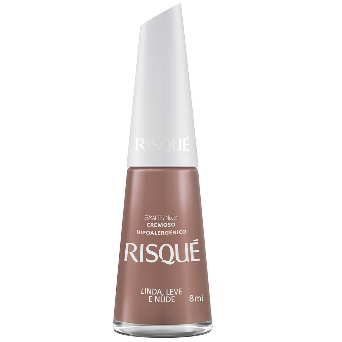 RISQUE ESMALTE CREMOSO LINDA LEVE NUDE 8ML Menor preço em RISQUE ESMALTE CREMOSO LINDA LEVE NUDE 8ML