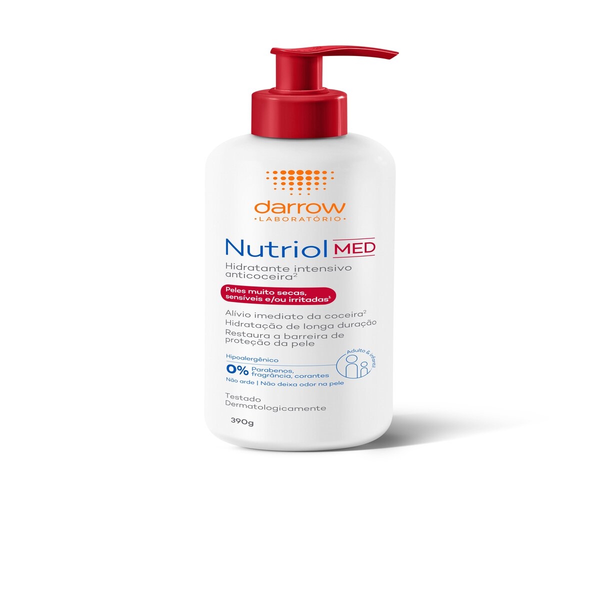 Loção Hidratante Darrow Nutriol Med 390g Menor preço em Loção Hidratante Darrow Nutriol Med 390g