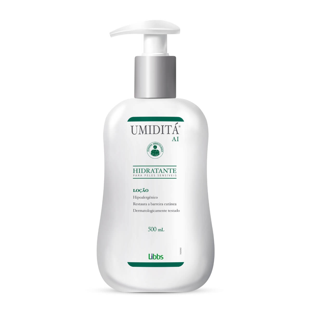 Loção Hidratante Corporal Umiditá AI Pele Sensível com 500ml 500ml