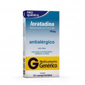 Loratadina 10mg 12 comprimidos Neo Química Genérico