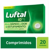 Luftal Simeticona 40mg 20 Comprimidos