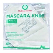 MEDICAL SYSTEM MASCARA KN95 ELASTICO AJUSTAVEL COM 1 UNIDADE