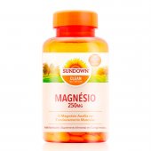 Suplemento Alimentar Magnésio Sundown 250mg com 100 comprimidos