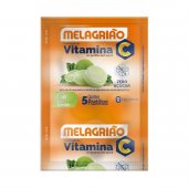 Pastilha Melagrião Suplemento de Vitamina C Zero Açúcar Sabor Limão 5 unidades