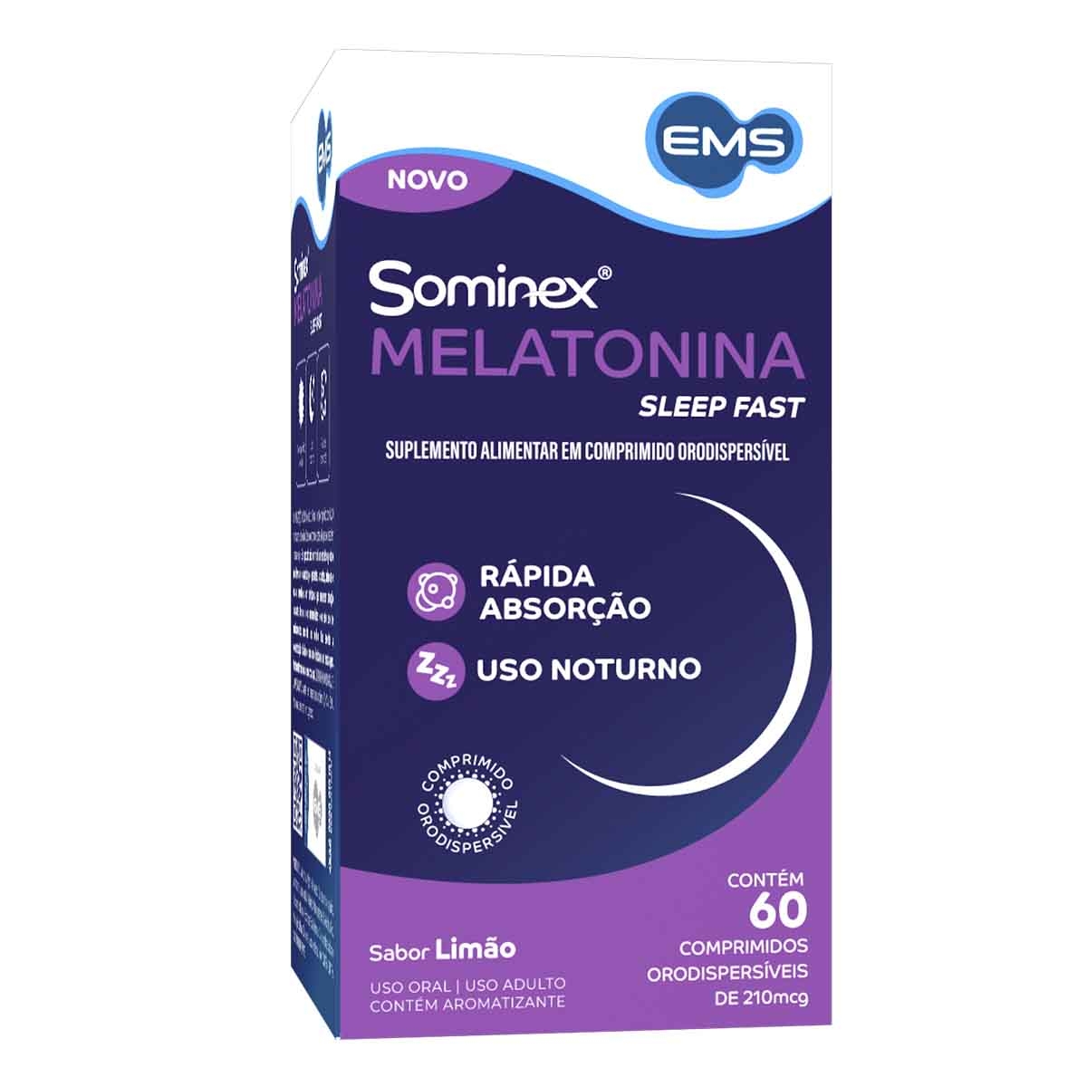 Melatonina Sominex Sleep Fast 60 comprimidos