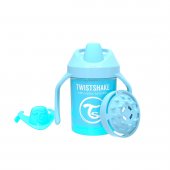 Copo de Treinamento Twistshake Mini Cup Azul 4+ Meses 230ml