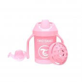 Copo de Treinamento Twistshake Mini Cup Rosa 4+ Meses 230ml