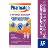 Polivitamínico Pharmaton Imunidade e Energia 30 cápsulas