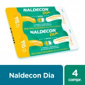 NALDECON COMPRIMIDOS CARTELA DIA 4 COMPRIMIDOS