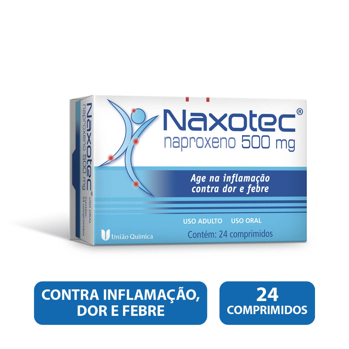 Naxotec 500mg com 24 comprimidos | Drogasil