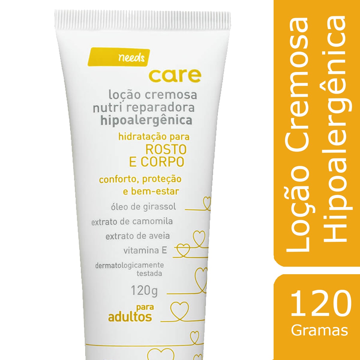 Loção Cremosa Needs Nutri Dermoprotetora Hipoalergênica 200ml