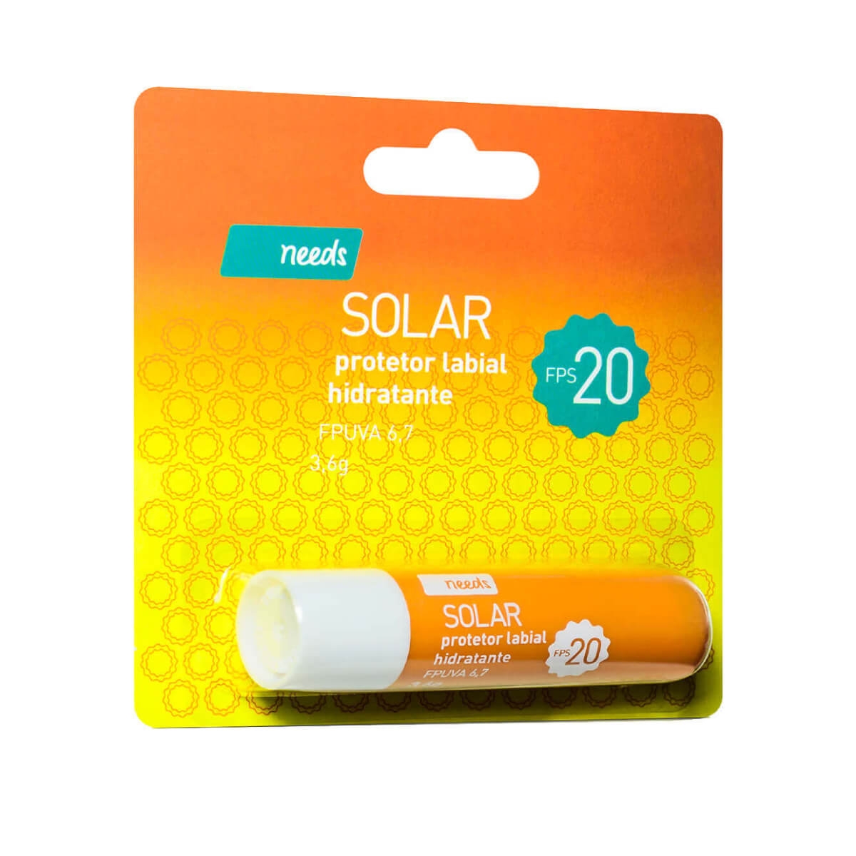 Solar Protetor Labial Needs Hidratante FPS20 3,6g