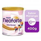 Suplemento de Aminoácido Neoforte Danone Morango com 400g