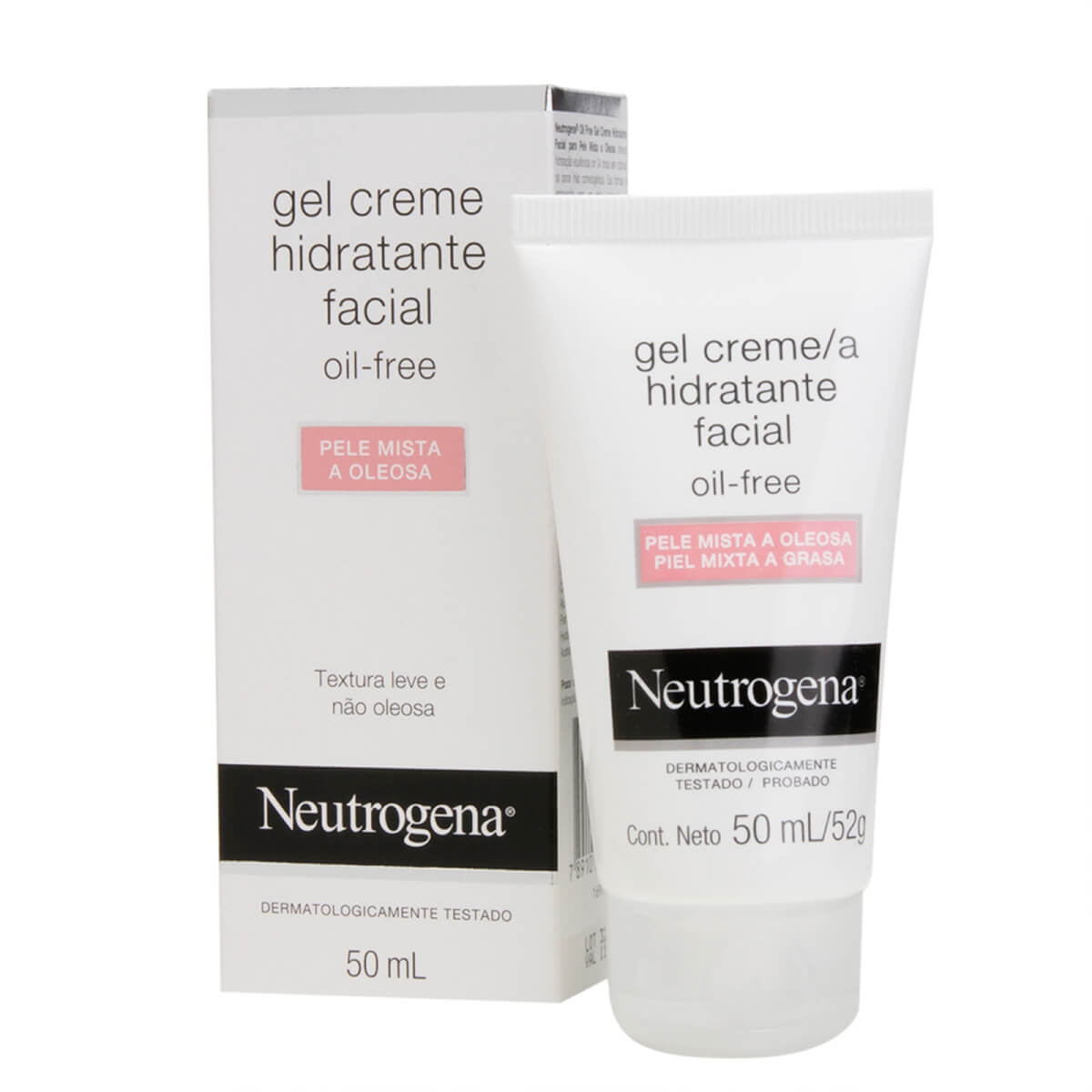 Gel Creme Hidratante Facial Neutrogena Oil-Free Pele Mista a Oleosa com 50ml 50ml
