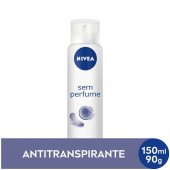 Desodorante Nivea Sem Perfume Pele Sensível Aerosol Antitraspirante com 150ml