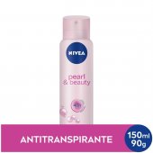 Desodorante Antitranspirante Aerosol Nivea Pearl & Beauty 48h com 150ml