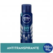 Desodorante Antitranspirante Aerosol Nivea Men Active Dry Fresh 48h com 150ml