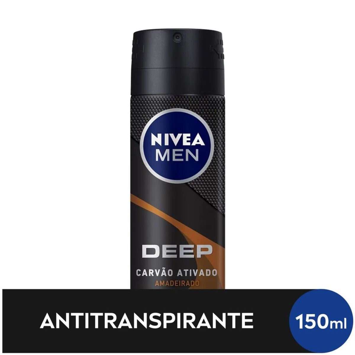 Desodorante Aerosol Nivea Men Carvão Ativado Deep Amadeirado com 150ml Menor preço em Desodorante Aerosol Nivea Men Carvão Ativado Deep Amadeirado com 150ml