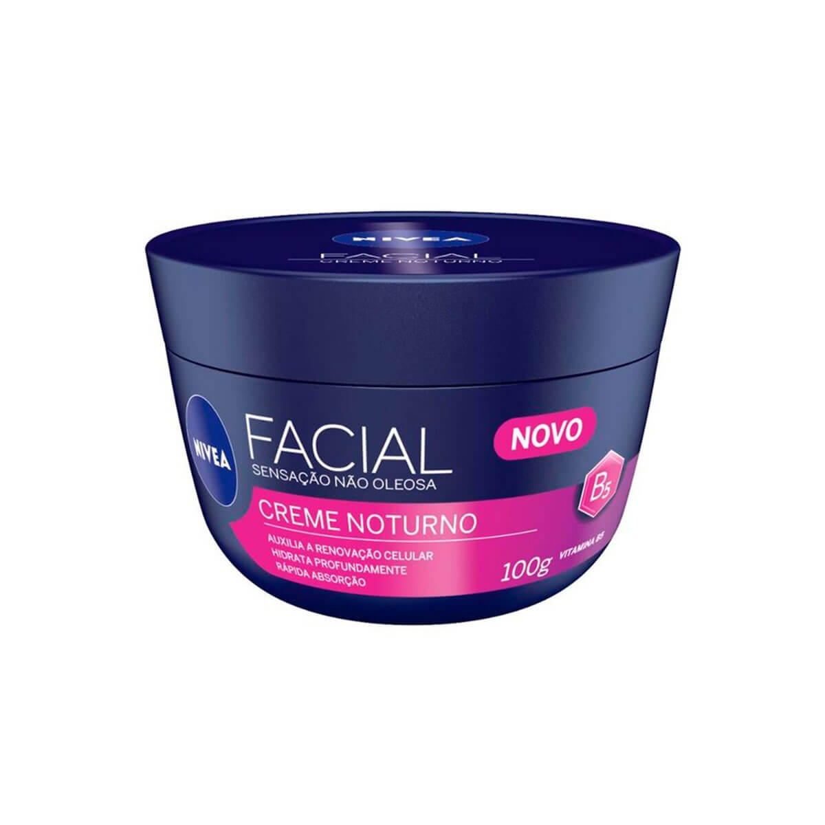 Nivea Noturno Creme Facial Hidratante com 100g 100g