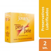 JONTEX PELE COM PELE 2 UNIDADES