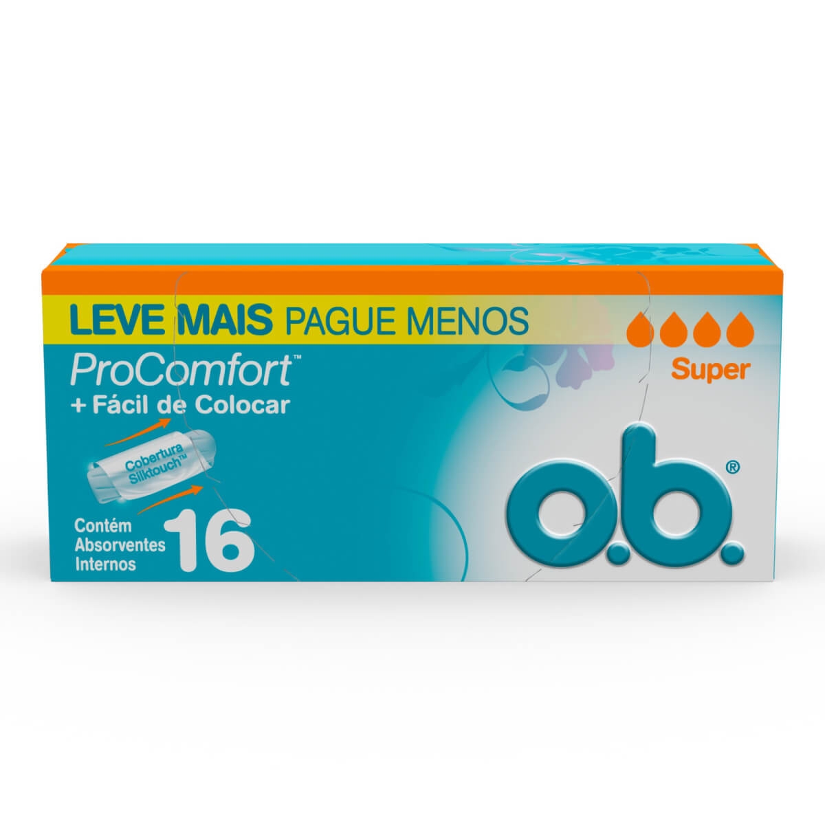 Absorvente Interno O.B. Super ProComfort com 16 unidades 16 Unidades