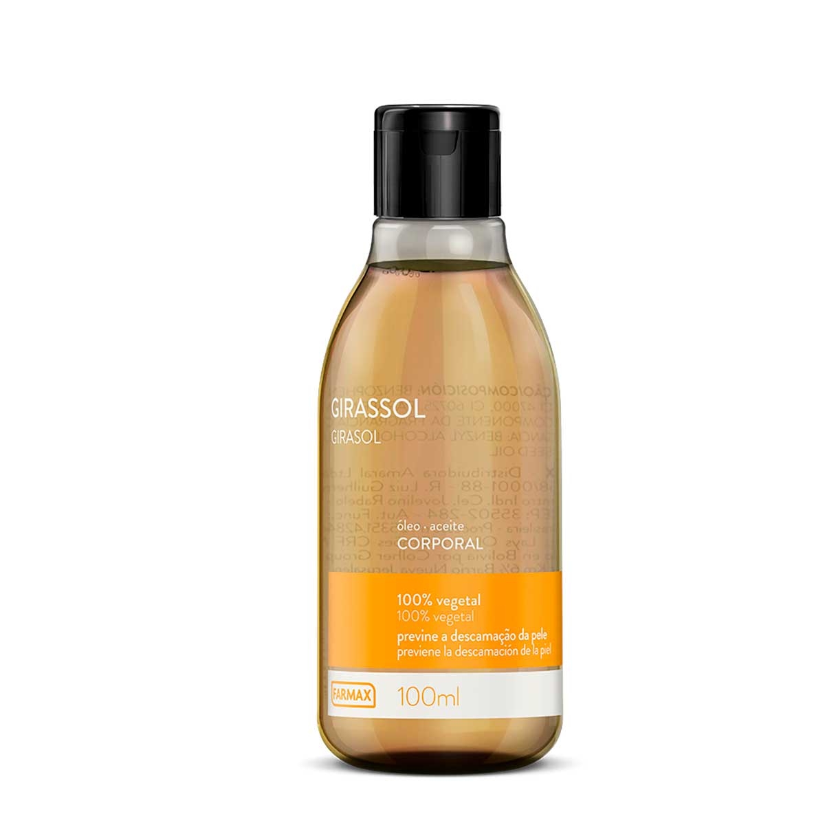 Óleo Corporal Farmax Girassol com 100ml Menor preço em Óleo Corporal Farmax Girassol com 100ml