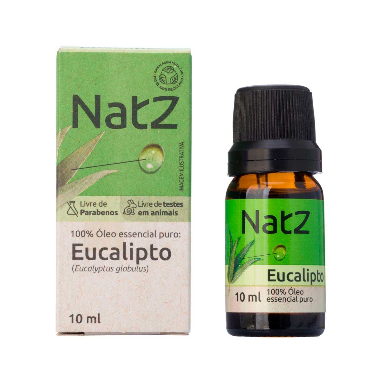 Óleo Essencial de Eucalipto Natz 10ml Menor preço em Óleo Essencial de Eucalipto Natz 10ml