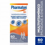Suplemento Alimentar Pharmaton 50+ com 60 cápsulas