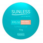 SUNLESS PO COMPACTO FACIAL FPS50 MEDIO 10G