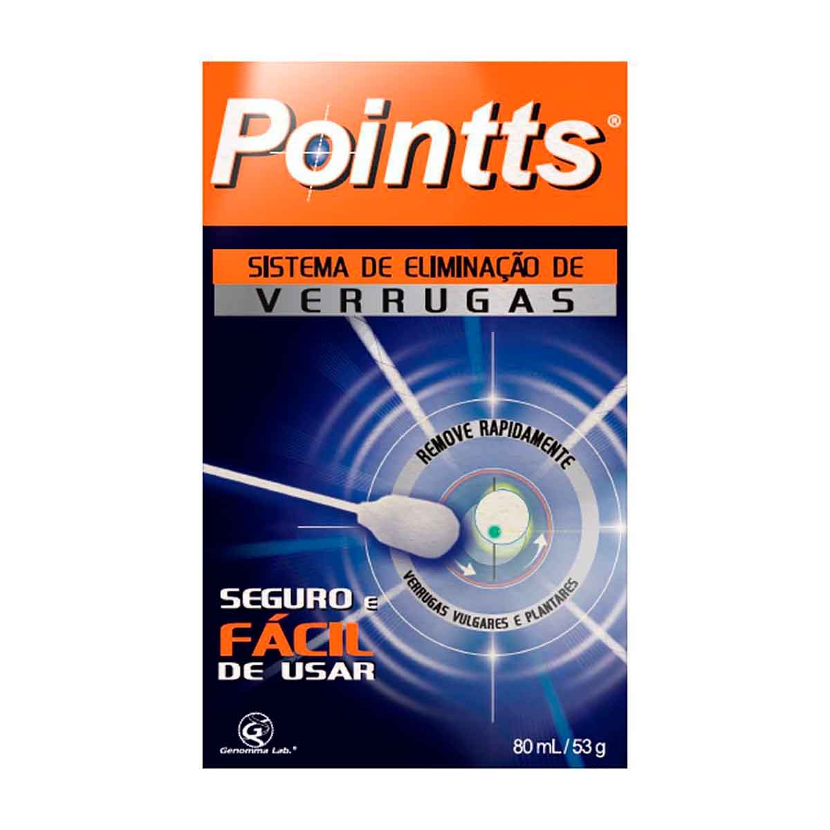 Pointts Sistema de Eliminação de Verrugas com 80ml