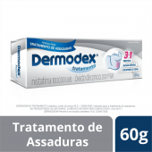 Pomada para Assaduras Dermodex Tratamento 100.000UI/g + 200mg/g 60g
