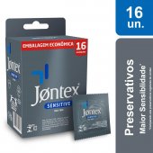 Preservativo Jontex Sensitive com 16 Unidades