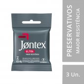 Camisinha Jontex Ultra Resistente com 3 unidades
