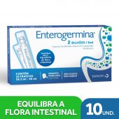 Probiótico Enterogermina com 10 frascos de 5ml