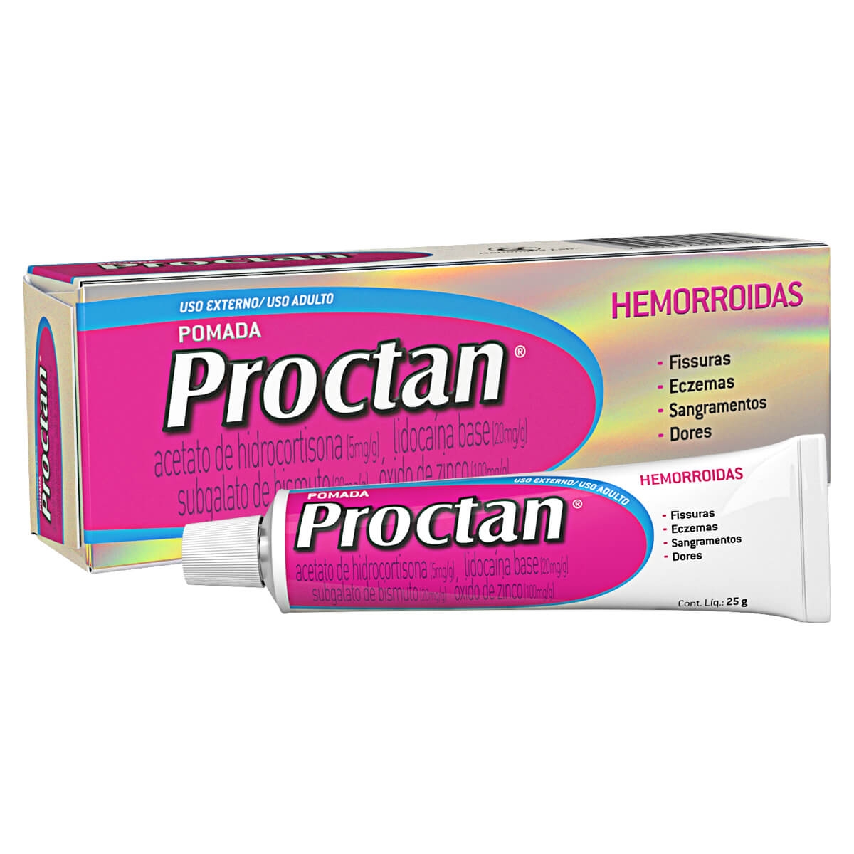 Pomada para Tratamento de Hemorróidas Proctan 25g | Drogasil
